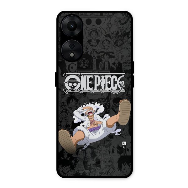 One Piece Manga Laughing Metal Back Case for Oppo A78 5G