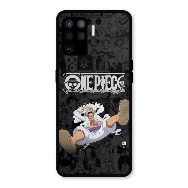 One Piece Manga Laughing Metal Back Case for Oppo F19 Pro