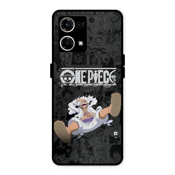 One Piece Manga Laughing Metal Back Case for Oppo F21 Pro 4G