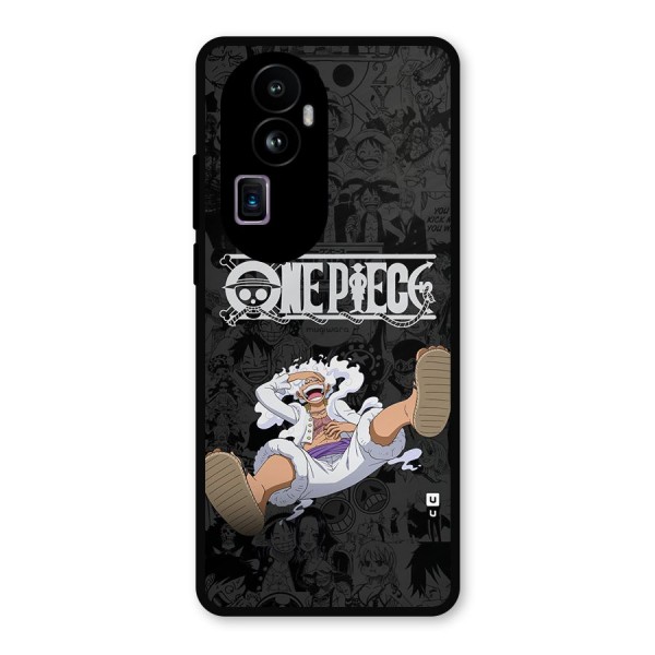 One Piece Manga Laughing Metal Back Case for Oppo Reno10 Pro Plus