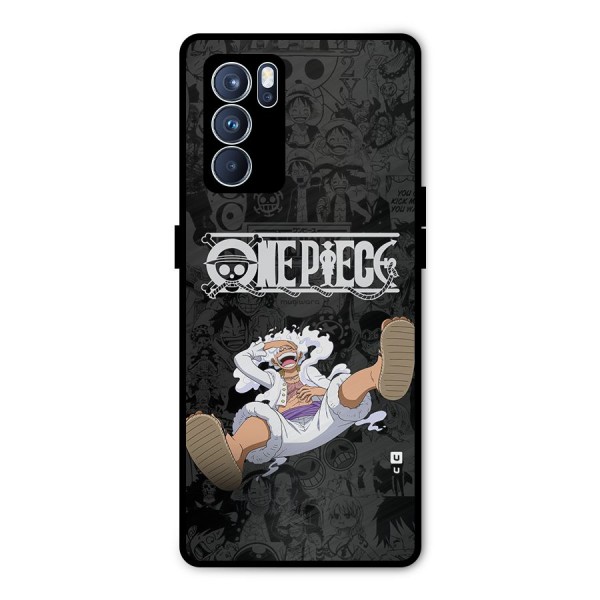 One Piece Manga Laughing Metal Back Case for Oppo Reno6 Pro 5G