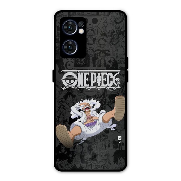 One Piece Manga Laughing Metal Back Case for Oppo Reno7 5G