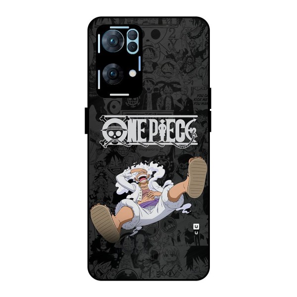 One Piece Manga Laughing Metal Back Case for Oppo Reno7 Pro 5G