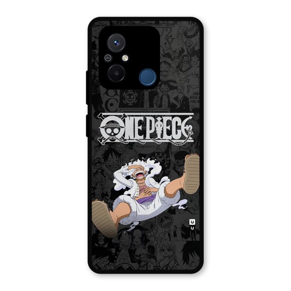 One Piece Manga Laughing Metal Back Case for Poco C55