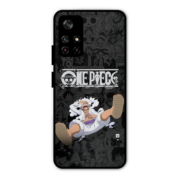 One Piece Manga Laughing Metal Back Case for Poco M4 Pro 5G