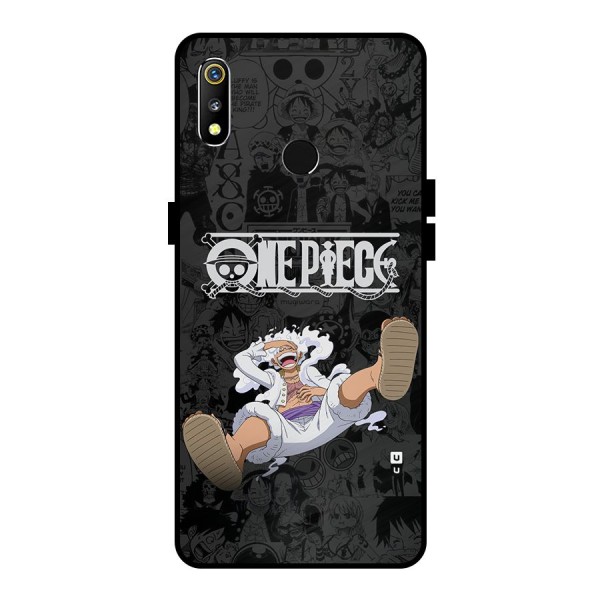 One Piece Manga Laughing Metal Back Case for Realme 3