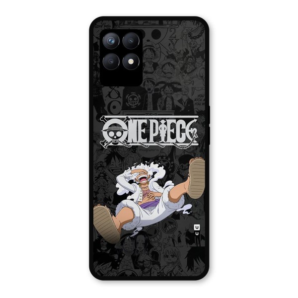 One Piece Manga Laughing Metal Back Case for Realme 8i
