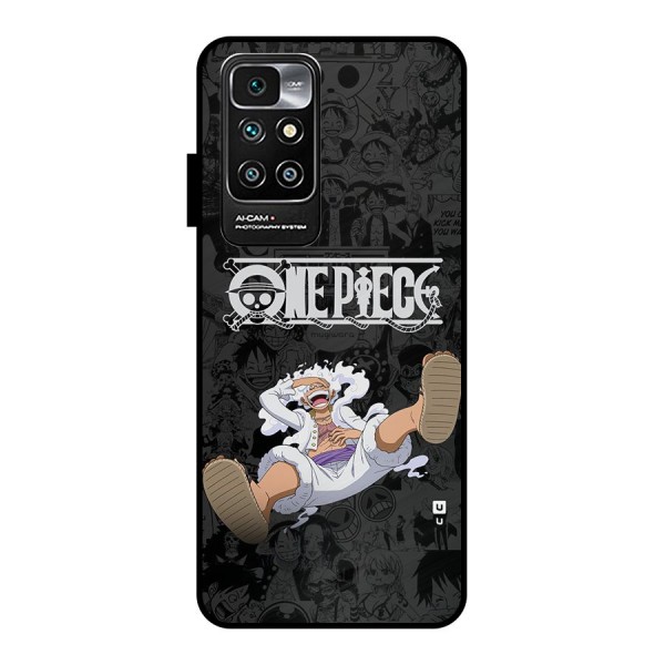 One Piece Manga Laughing Metal Back Case for Redmi 10 Prime