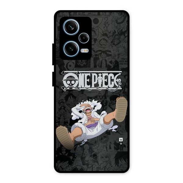 One Piece Manga Laughing Metal Back Case for Redmi Note 12 Pro