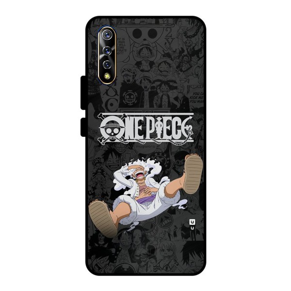 One Piece Manga Laughing Metal Back Case for Vivo S1