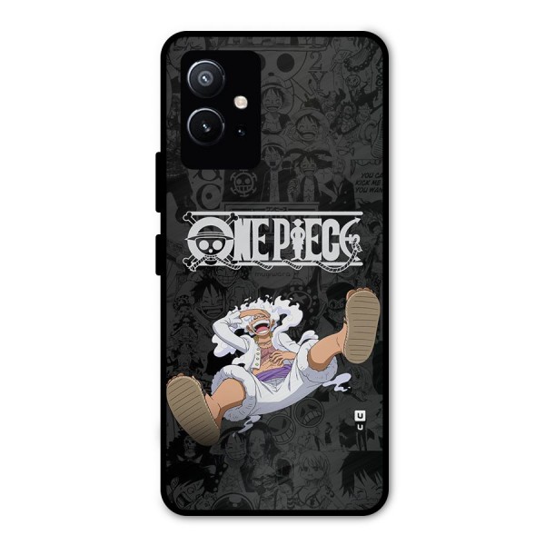 One Piece Manga Laughing Metal Back Case for Vivo T1 5G