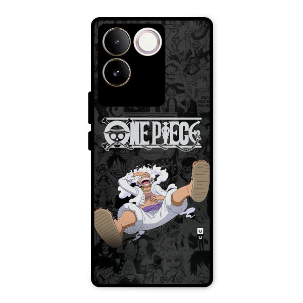 One Piece Manga Laughing Metal Back Case for Vivo T2 Pro