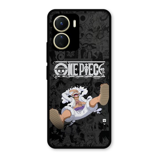 One Piece Manga Laughing Metal Back Case for Vivo T2x