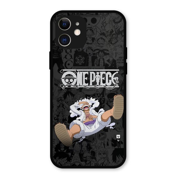 One Piece Manga Laughing Metal Back Case for iPhone 12