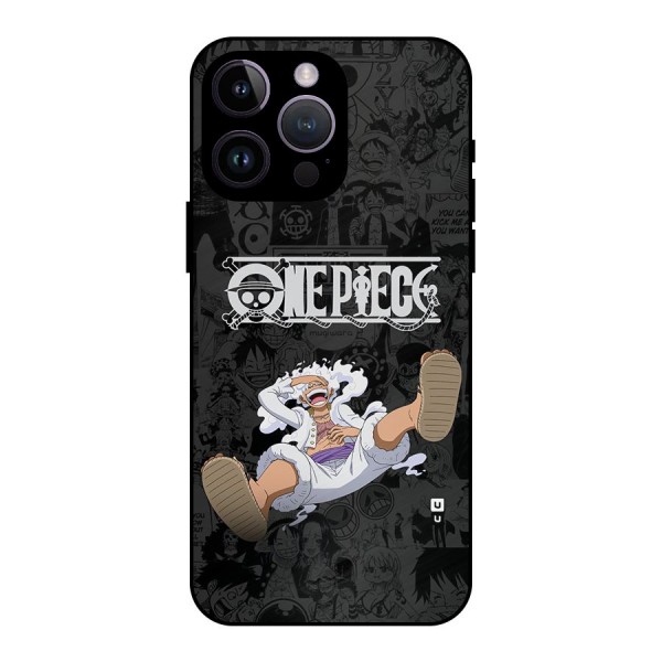 One Piece Manga Laughing Metal Back Case for iPhone 14 Pro Max