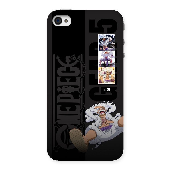 One Piece Monkey D LUffy Gear 5 Back Case for iPhone 4 4s