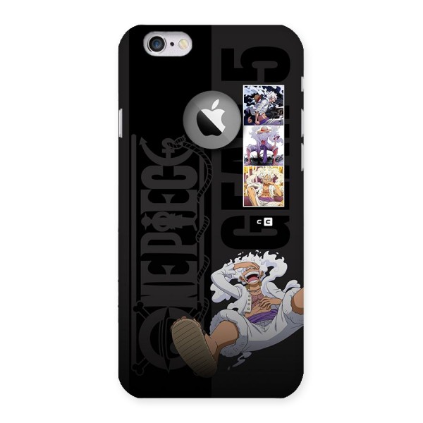 One Piece Monkey D LUffy Gear 5 Back Case for iPhone 6 Logo Cut
