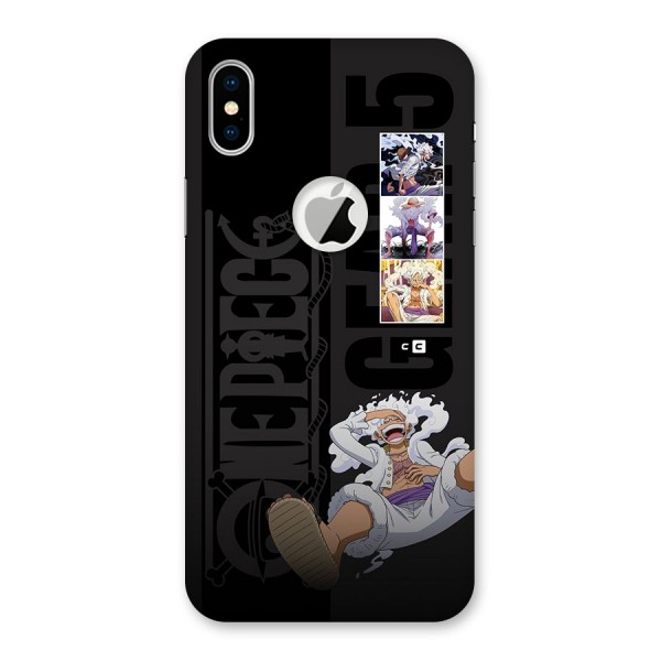 One Piece Monkey D LUffy Gear 5 Back Case for iPhone X Logo Cut