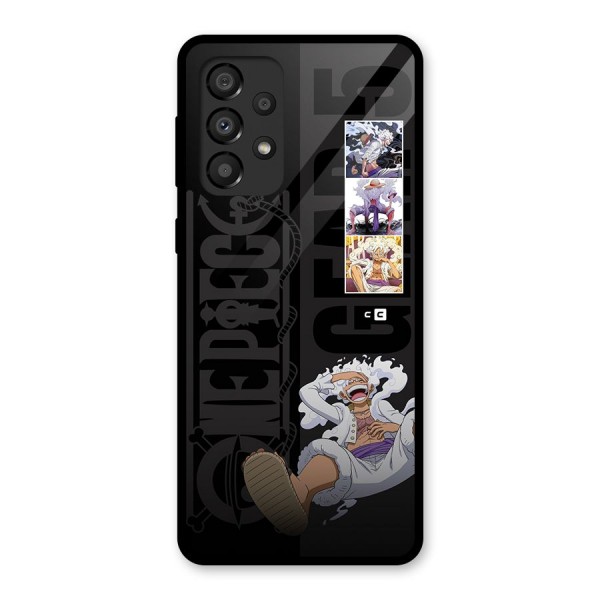 One Piece Monkey D LUffy Gear 5 Glass Back Case for Galaxy A33 5G