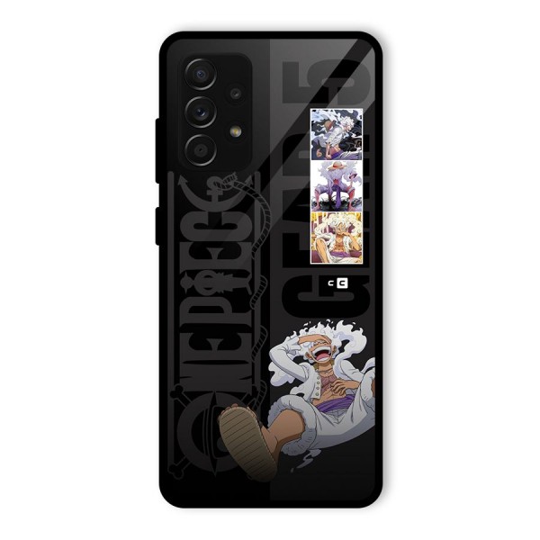 One Piece Monkey D LUffy Gear 5 Glass Back Case for Galaxy A53 5G