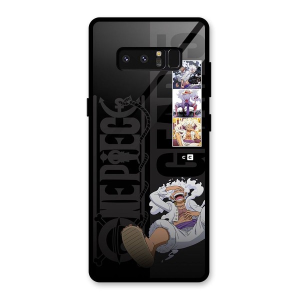 One Piece Monkey D LUffy Gear 5 Glass Back Case for Galaxy Note 8