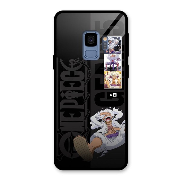 One Piece Monkey D LUffy Gear 5 Glass Back Case for Galaxy S9
