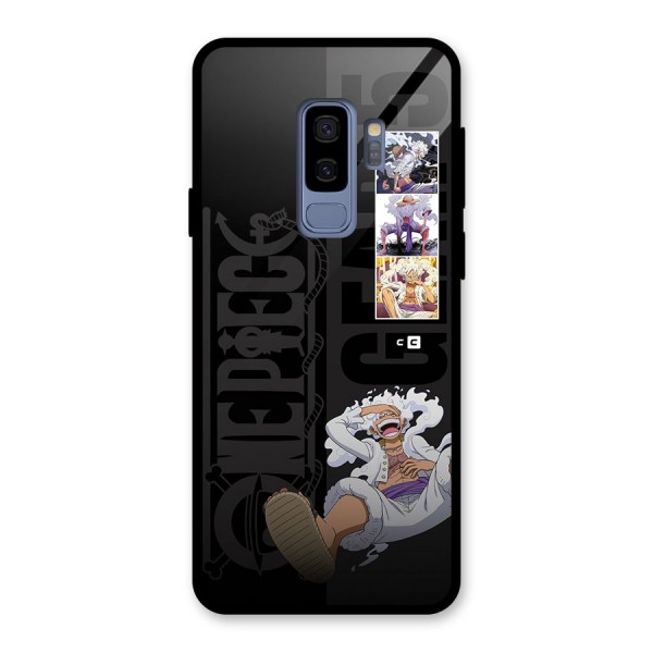 One Piece Monkey D LUffy Gear 5 Glass Back Case for Galaxy S9 Plus
