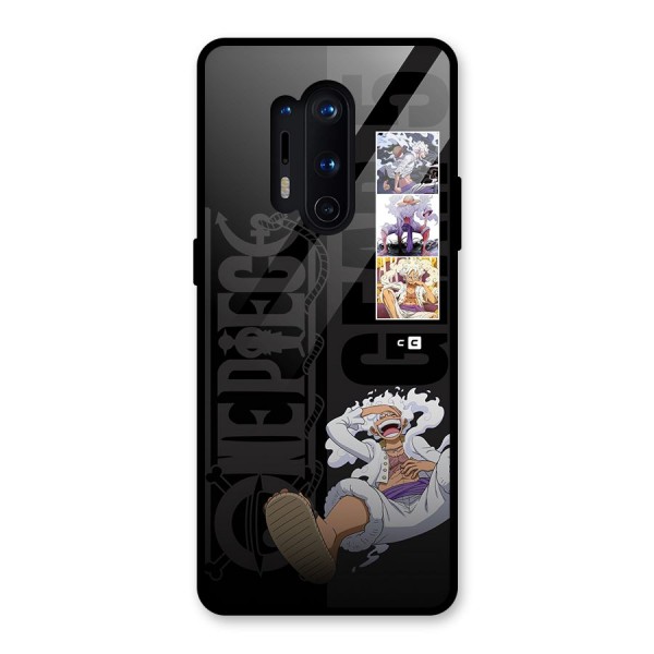 One Piece Monkey D LUffy Gear 5 Glass Back Case for OnePlus 8 Pro