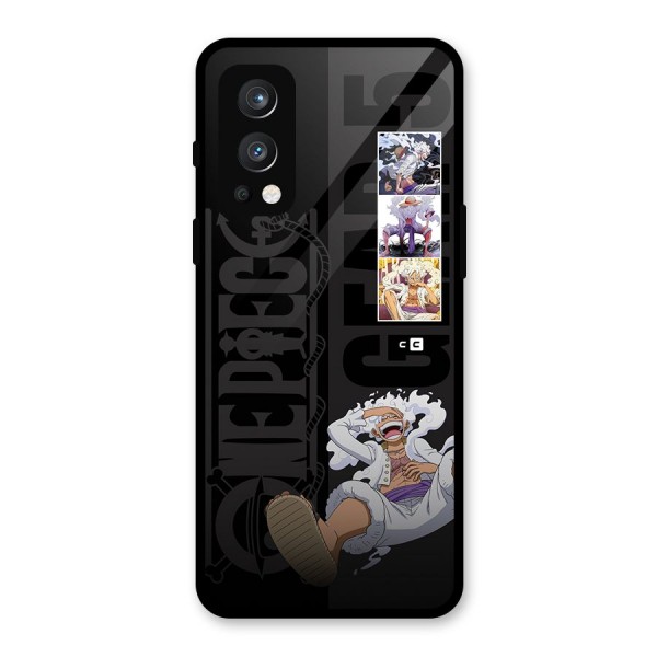 One Piece Monkey D LUffy Gear 5 Glass Back Case for OnePlus Nord 2 5G