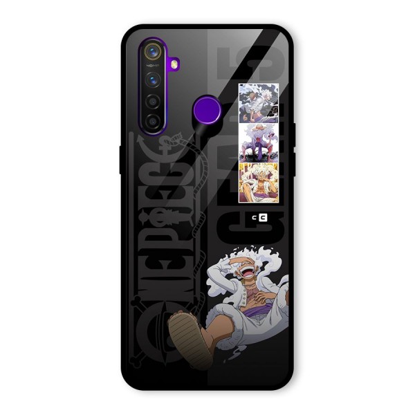 One Piece Monkey D LUffy Gear 5 Glass Back Case for Realme 5 Pro