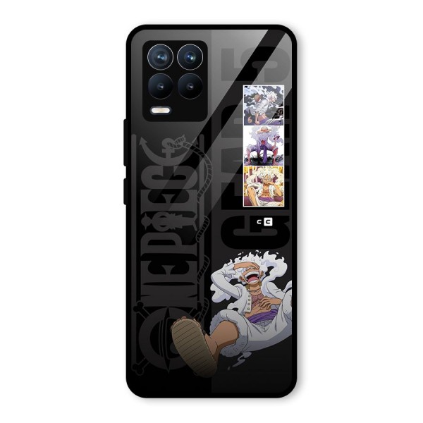 One Piece Monkey D LUffy Gear 5 Glass Back Case for Realme 8 Pro