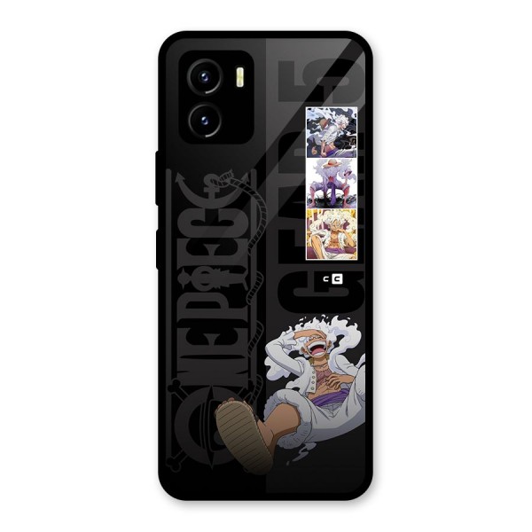 One Piece Monkey D LUffy Gear 5 Glass Back Case for Vivo Y15s