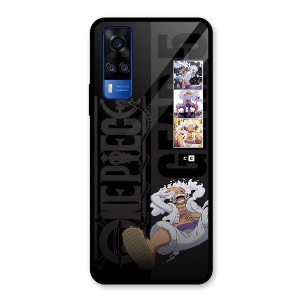 One Piece Monkey D LUffy Gear 5 Glass Back Case for Vivo Y51A