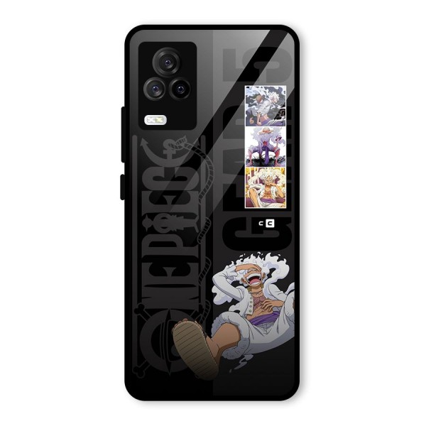 One Piece Monkey D LUffy Gear 5 Glass Back Case for Vivo iQOO 7 Legend 5G