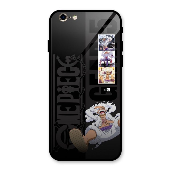 One Piece Monkey D LUffy Gear 5 Glass Back Case for iPhone 6 6S