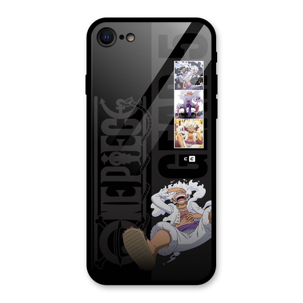 One Piece Monkey D LUffy Gear 5 Glass Back Case for iPhone 7