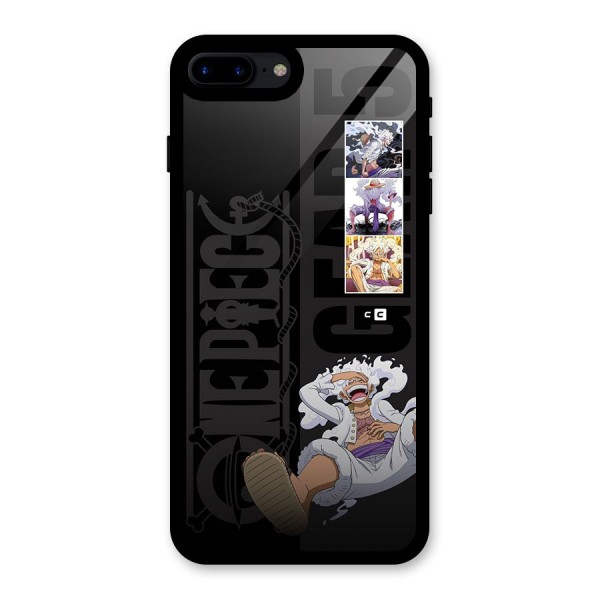 One Piece Monkey D LUffy Gear 5 Glass Back Case for iPhone 7 Plus