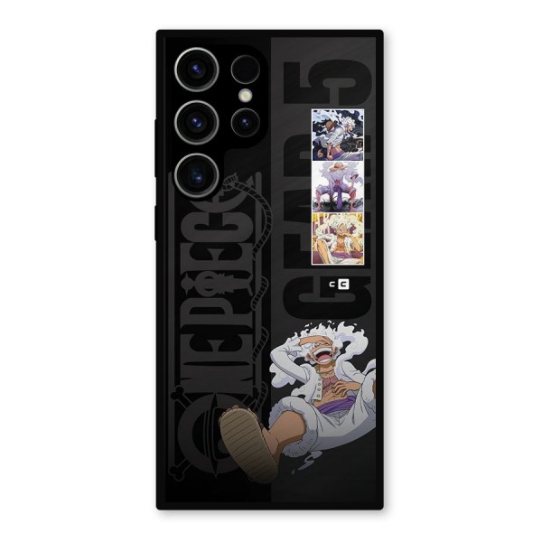 One Piece Monkey D LUffy Gear 5 Metal Back Case for Galaxy S23 Ultra