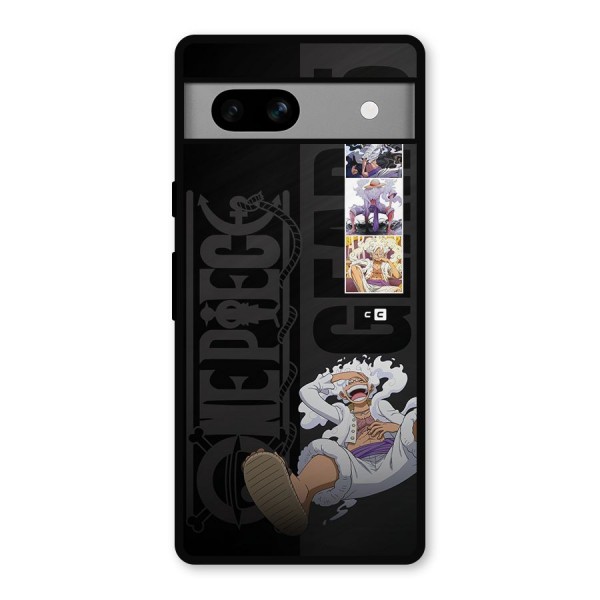 One Piece Monkey D LUffy Gear 5 Metal Back Case for Google Pixel 7a
