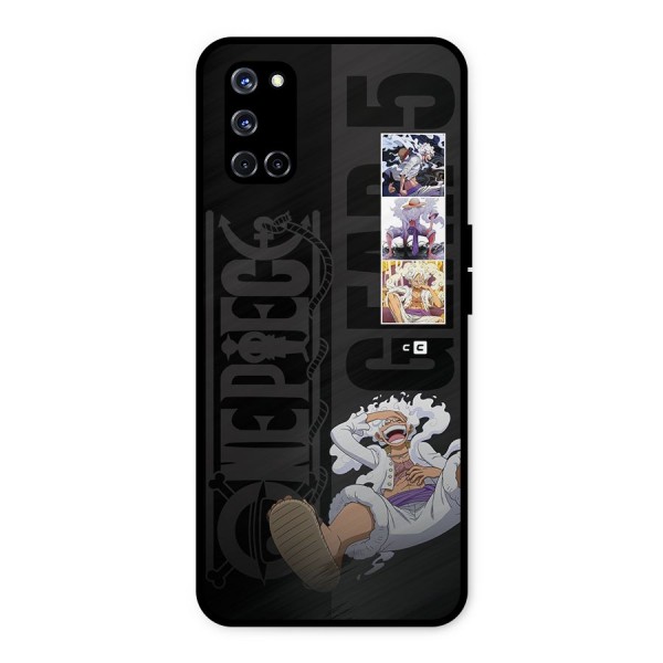 One Piece Monkey D LUffy Gear 5 Metal Back Case for Oppo A52