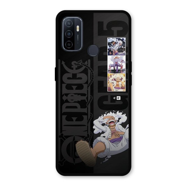 One Piece Monkey D LUffy Gear 5 Metal Back Case for Oppo A53