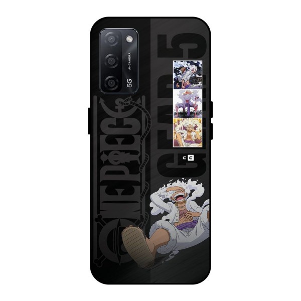 One Piece Monkey D LUffy Gear 5 Metal Back Case for Oppo A53s 5G
