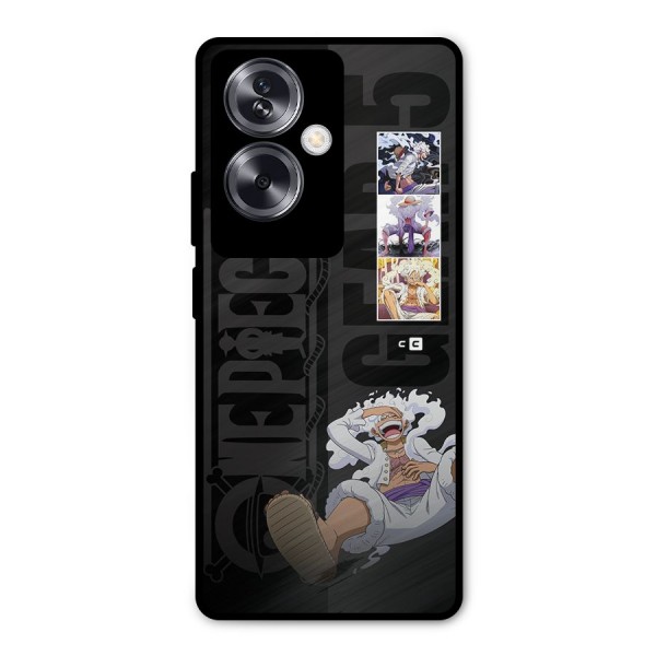 One Piece Monkey D LUffy Gear 5 Metal Back Case for Oppo A79 5G