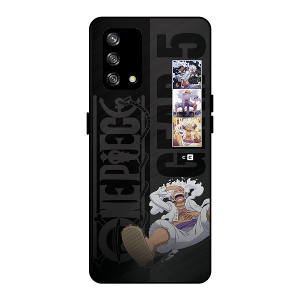 One Piece Monkey D LUffy Gear 5 Metal Back Case for Oppo F19s