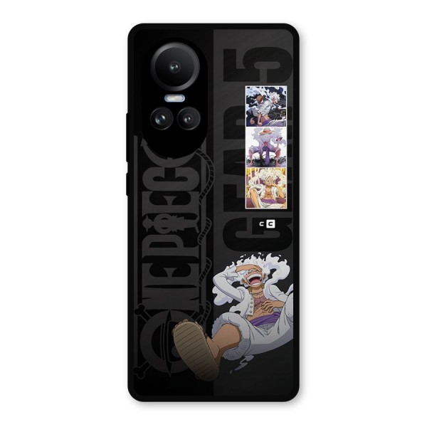 One Piece Monkey D LUffy Gear 5 Metal Back Case for Oppo Reno10