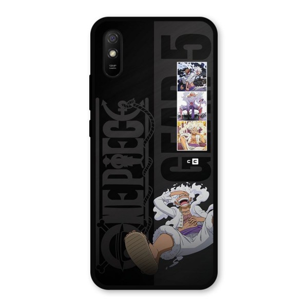 One Piece Monkey D LUffy Gear 5 Metal Back Case for Redmi 9a