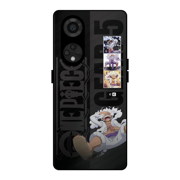 One Piece Monkey D LUffy Gear 5 Metal Back Case for Reno8 T 5G