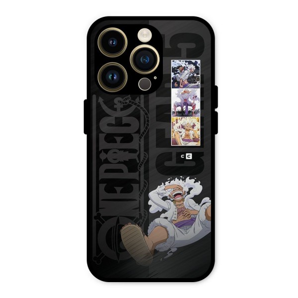 One Piece Monkey D LUffy Gear 5 Metal Back Case for iPhone 14 Pro