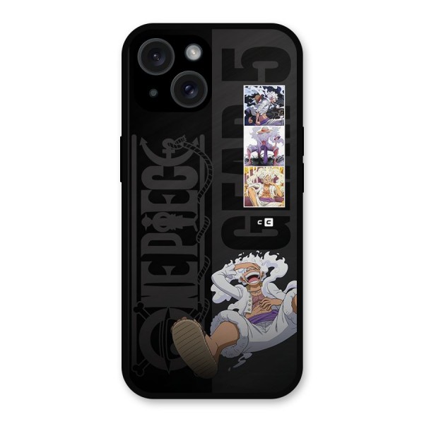 One Piece Monkey D LUffy Gear 5 Metal Back Case for iPhone 15