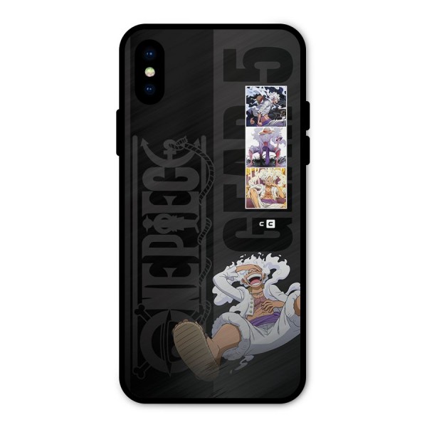 One Piece Monkey D LUffy Gear 5 Metal Back Case for iPhone X